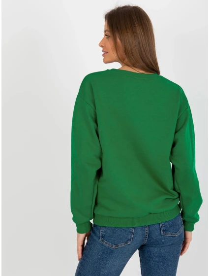 Dámska mikina MA BL 2205020 mikina.24 tmavo zelená - FPrice