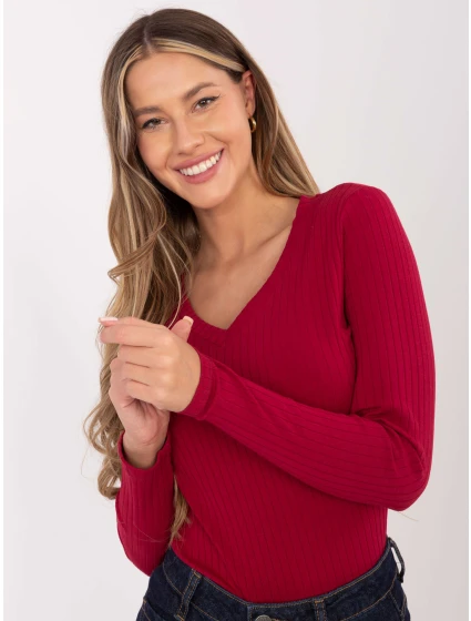 Bluzka RV BZ model 21787925 bordowy - FPrice