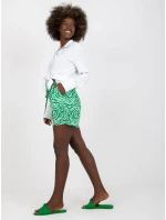 Šortky WN SN 1334.71 biela a zelená