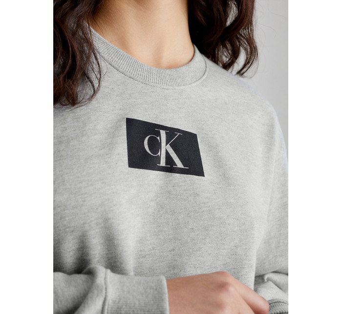 Dámska mikina Lounge Sweatshirt CK96 L/S 000QS6942EP7A šedá - Calvin Klein