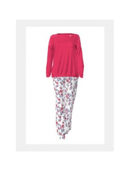 Elegantné dámske pyžamo s kvetinovým vzorom 11918 - Vamp