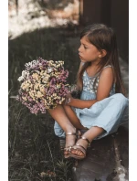 Dziecięce Sandały Z Paseczkami Różowe Złoto Isla