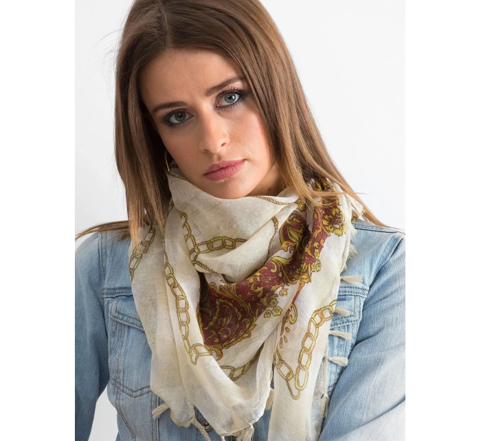 Šátek AT CH ENEC model 14825081 světle béžový - FPrice