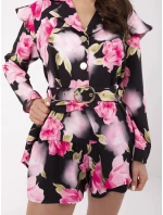 DHJ KO 20615 2.60 čierno-ružový overal