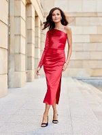 Večerné šaty SUK0438 červené - Roco Fashion