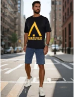 Pánske modré džínsové šortky FashionStreet SX2492 Pánske modré džínsové šortky FashionStreet SX2492