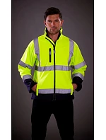 Yoko HVK 09 Hi-Vis softshellová bunda 79.VK09 navy Yoko HVK 09 Hi-Vis softshellová bunda 79.VK09 navy