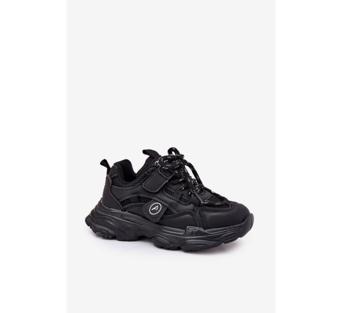 Dětské Tenisky Na Platformě Černé model 21692447 - Boto Dětské Tenisky Na Platformě Černé model 21692447 - Boto