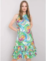 Šaty CHA SK 0852.89P biela zelená