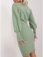 Sukienka RV SK model 18781064 pistacjowy - FPrice Sukienka RV SK model 18781064 pistacjowy - FPrice