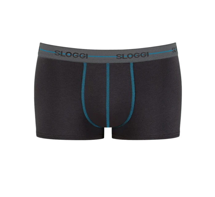 Pánske boxerky Štart Hipster C2P box - BROWN - LIGHT COMBINATION - šedá - čierna M003 - SLOGGI Pánske boxerky Štart Hipster C2P box - BROWN - LIGHT COMBINATION - šedá - čierna M003 - SLOGGI