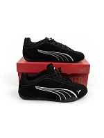 Dámské sportovní boty černé, z přírodní kůže, módní dámské model 22250148 - Puma Dámské sportovní boty černé, z přírodní kůže, módní dámské model 22250148 - Puma