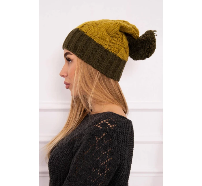 Paris fleecová čiapka K212 kivi+khaki