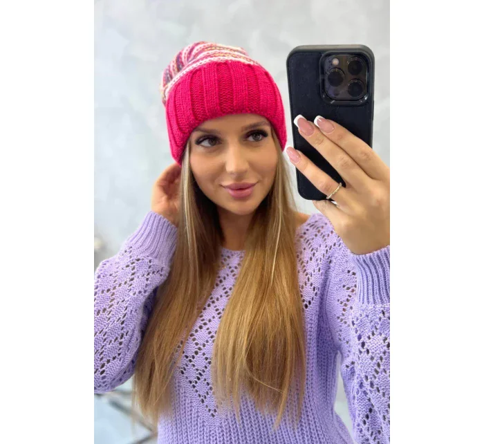 Dámska čiapka Feba K330 pink neón Dámska čiapka Feba K330 pink neón