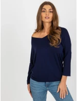 Bluzka RV BZ model 18510331 granatowy - FPrice Bluzka RV BZ model 18510331 granatowy - FPrice
