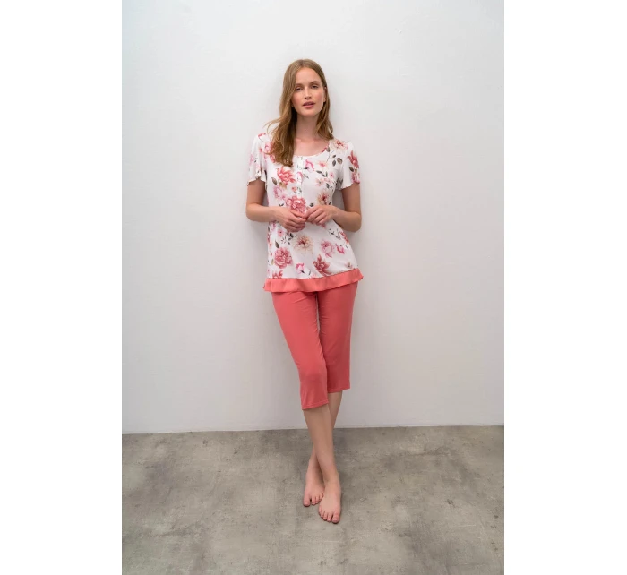 Dámské krátké pyžamo model 19639315 - Vamp Dámské krátké pyžamo model 19639315 - Vamp