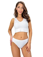 Dámské kalhotky brazilky 270 bílé - Donna