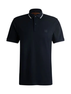 Pánska polokošeľa BOSS Passertip BLU slim fit navy (50507699-404)