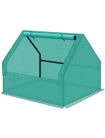 SKLENÍKOVÝ ZÁHRADNÝ TUNEL ZELENÝ MINI 124X94X94CM