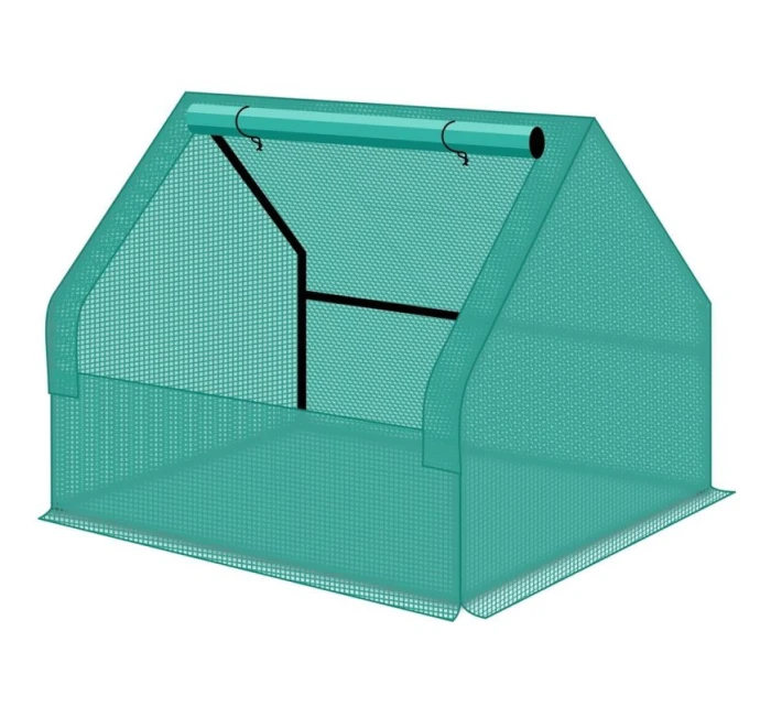 SKLENÍKOVÝ ZÁHRADNÝ TUNEL ZELENÝ MINI 124X94X94CM