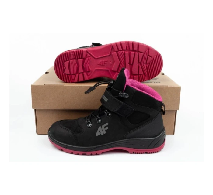 Detská treková obuv HJZ21-JOBMW251 black - 4F Detská treková obuv HJZ21-JOBMW251 black - 4F