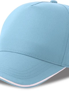 Recy Five 5 panelová sandwich kšiltovka light blue/white model 22450459 - Atlantis Headwear