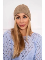 Tenká čiapka Grace K211 tmavo béžová Tenká čiapka Grace K211 tmavo béžová