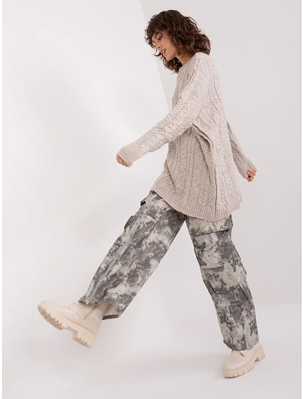 Sweter BA SW  beżowy model 19014871 - FPrice