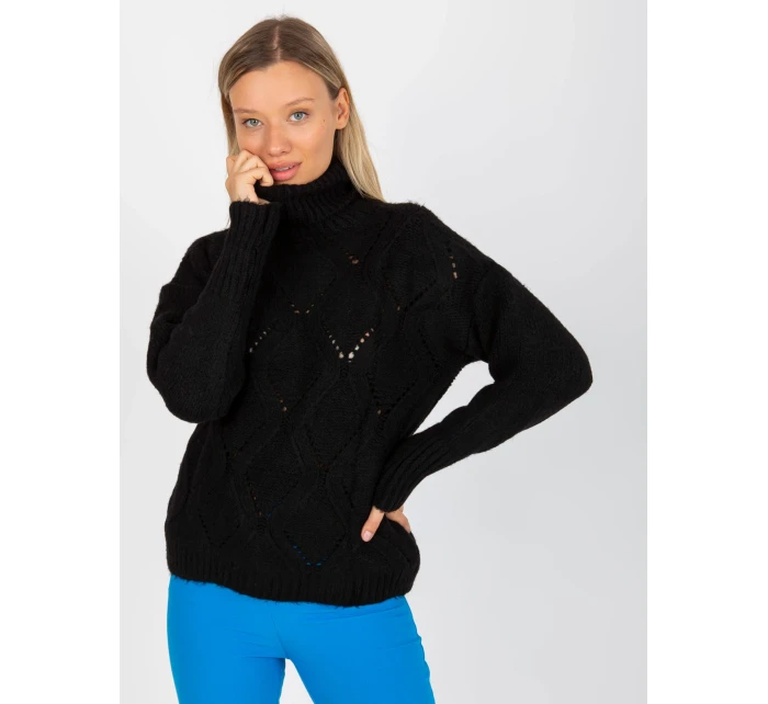 Dámsky sveter LC SW 3019 čierny