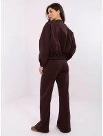 Nohavice MJ SP H3057.69 tmavohnedé