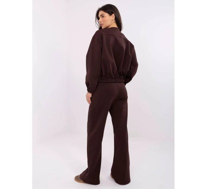 Nohavice MJ SP H3057.69 tmavohnedé