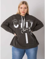 Mikina RV BL 7166.78P tmavá khaki