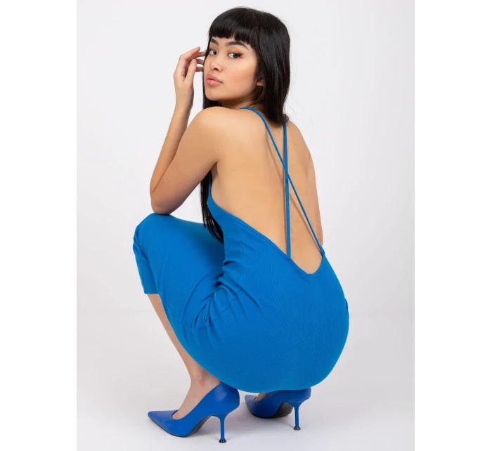 Šaty RV SK model 17050003 tmavě modrá - FPrice Šaty RV SK model 17050003 tmavě modrá - FPrice