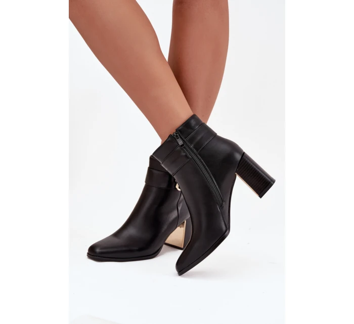 Topánky na podpätku model 220694 Krok vo veľkom štýle