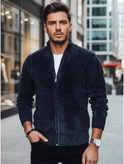 Pánský rozepínací svetr tmavě modrý Dstreet model 21982368 - FashionStreet