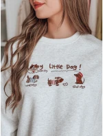 Dámská oversize mikina s  šedá Dstreet model 21989212 - FashionStreet