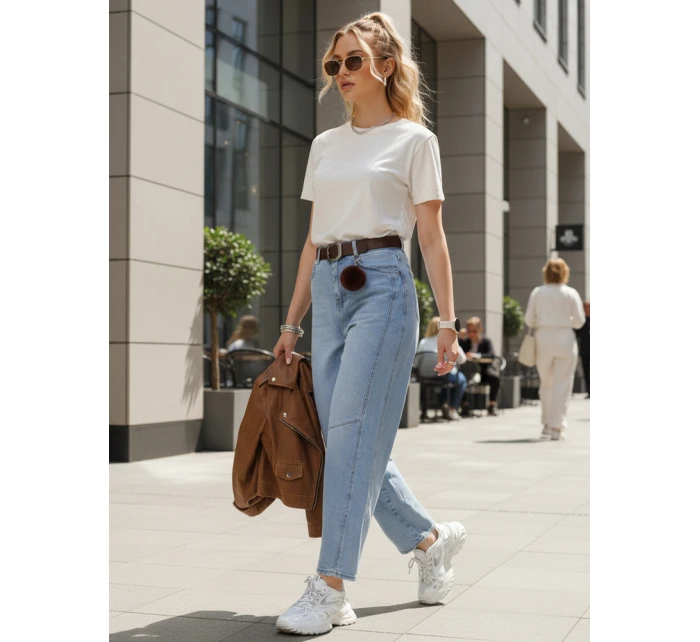 Dámské džíny střihu s páskem Dstreet model 21996312 - FashionStreet