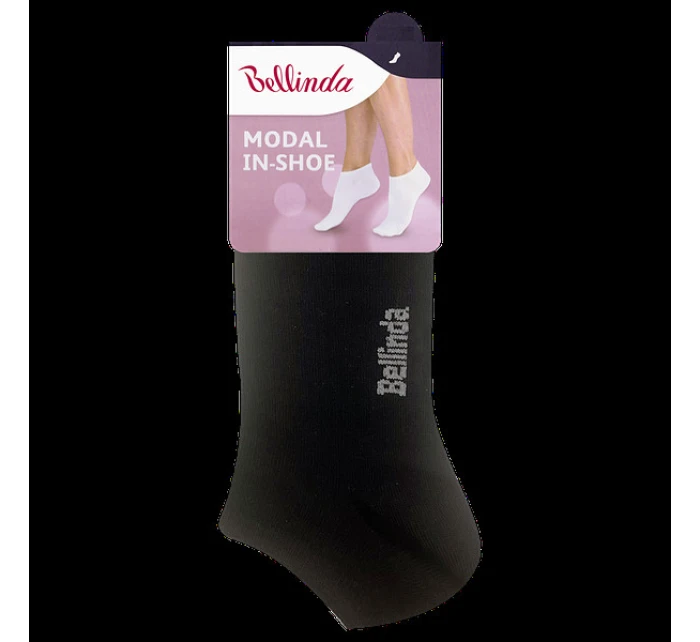 Dámske modalové ponožky MODAL IN-SHOE SOCKS - BELLINDA - čierne