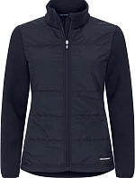 Cutter & Buck Pemberton Hybrid Jacket W Dámska hybridná strečová bunda 68.1495 tmavomodrá