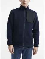 Craft Corporate ADV Pile Fleece Jacket M Pánska fleecová bunda Sherpa 81.2220 ecru/čierna