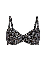 Horný diel plaviek Style Sibel - Top 8447-1 Black/Gold - Anita Classix