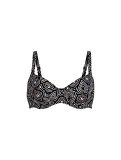 Horný diel plaviek Style Sibel - Top 8447-1 Black/Gold - Anita Classix
