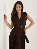 Šaty IT SK 21558.03 tmavě hnědé Šaty IT SK 21558.03 tmavě hnědé