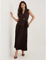 Šaty IT SK 21558.03 tmavě hnědé Šaty IT SK 21558.03 tmavě hnědé