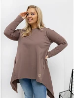 Tunika RV TU model 21807962 jasny brązowy - FPrice Tunika RV TU model 21807962 jasny brązowy - FPrice