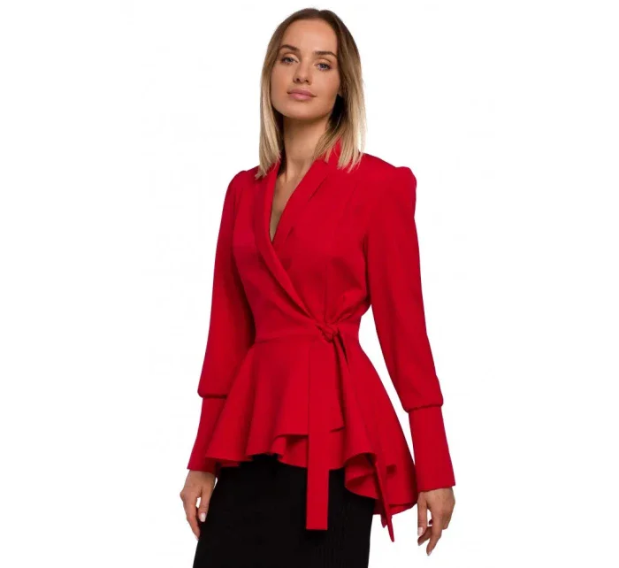 Dámske sako M529 červené - Moe Dámske sako M529 červené - Moe