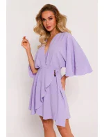 Dámske šaty M785 fialové - MOE