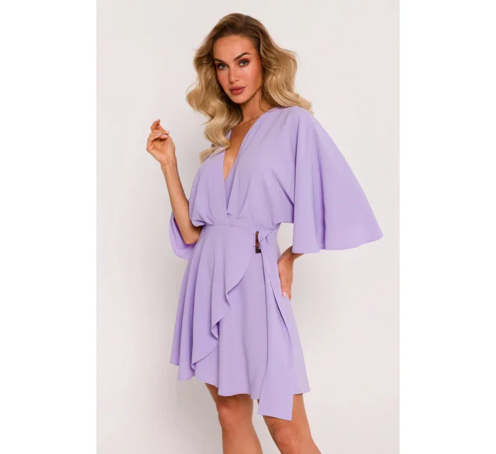 Dámske šaty M785 fialové - MOE