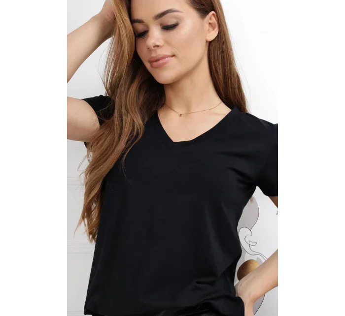 Dámská halenka s krátkým rukávem Dámská halenka s krátkým rukávem