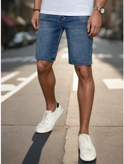 Pánské krátké modré džíny Dstreet model 21988436 - FashionStreet